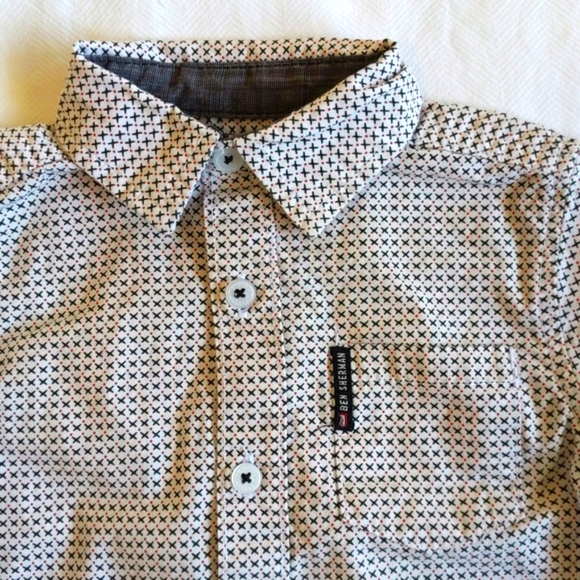 ben sherman original modern print button down collared shirt 12 months baby boy - Picture 6 of 6
